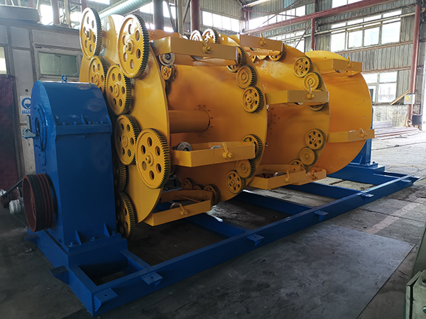 PLC變頻控制成纜機CL630/1+18型