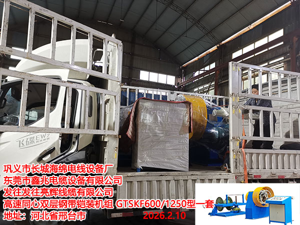 小型電纜雙層鎧裝機組XDLSK600-1250型